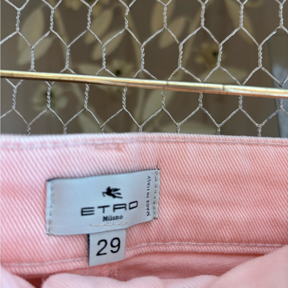 SALE !!!ETRO pink jeans - Picture 4 of 6